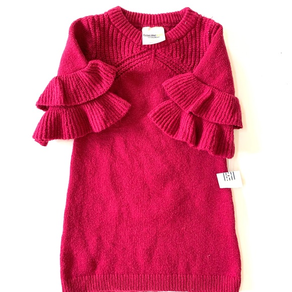 OshKosh B'gosh Other - Genuine Kids Baby Girl Ruffle Knit Sweater Dress